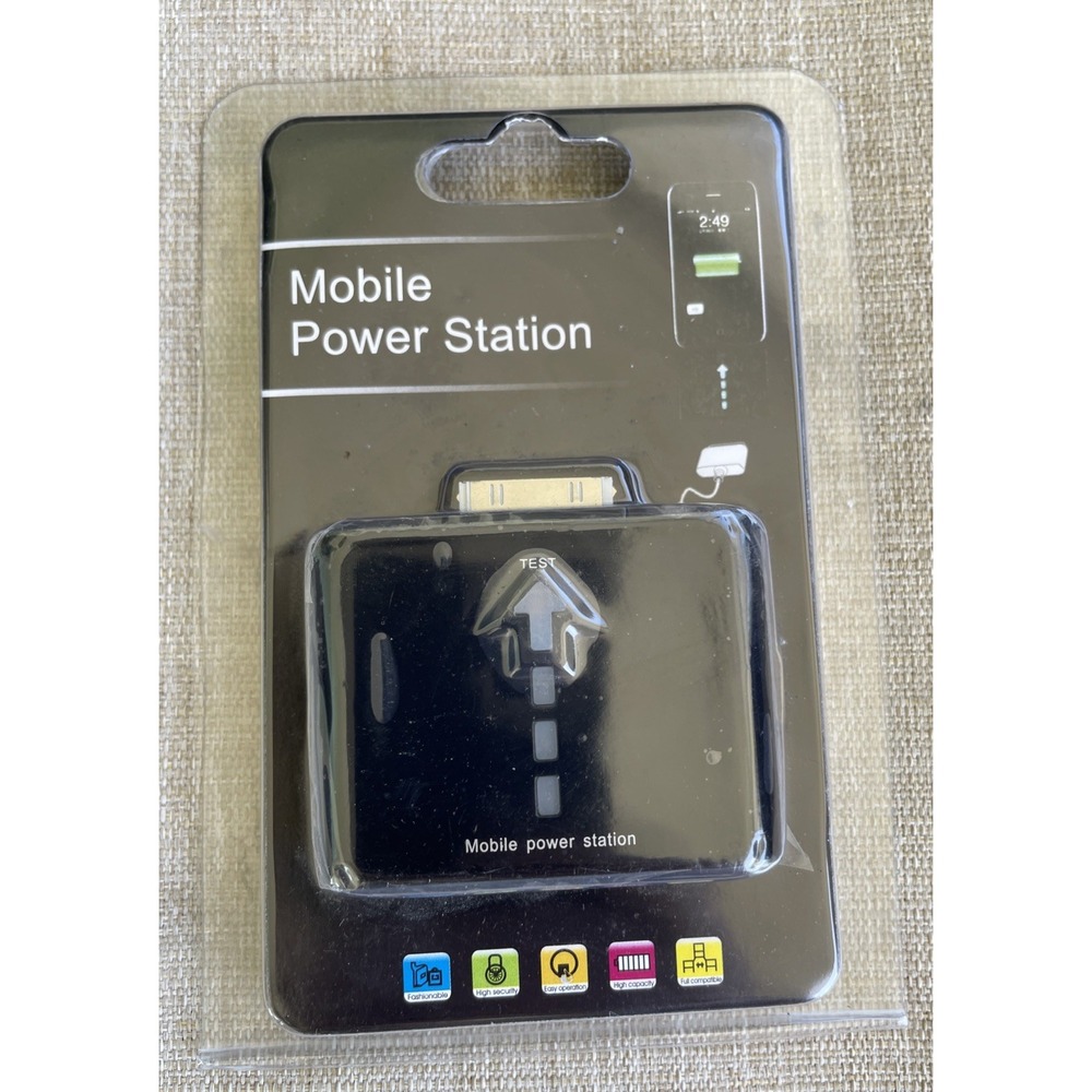 Mobile Power Station Apple iPad Universal Black Lithium-ion Battery Portable
